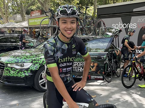Lance is on his first Spain tour after signing up with Bathco Cycling Team