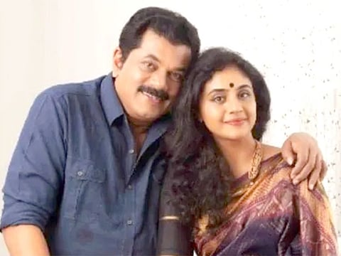 File photo: Mukesh with Methil Devika