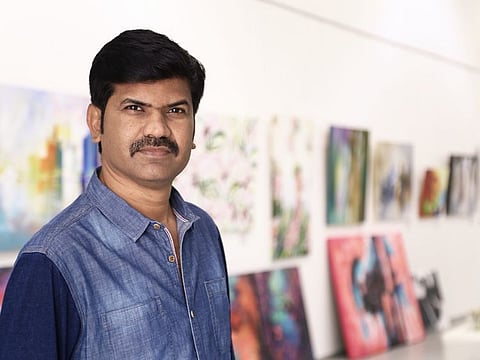 Sometimes art takes years, so you need that peace of mind, said Indian artist Atul Panase after being offered the UAE Golden Visa.