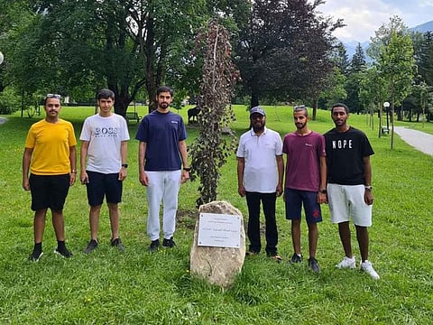 To express their appreciation of Emirati tourists, a number of village leaders and citizens from Badhof Gastein, in the presence of Badhof Gastein Mayor Vi Haussig Markus, planted the Emirati-Austrian friendship tree.