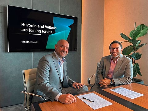 Adam Cukrowski, Founder & CEO of Revonic, and Kareem Monem, Regional Managing Director, Valtech MENA