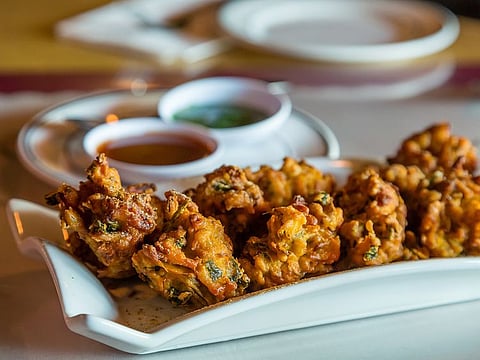 A deep fried Indian savoury