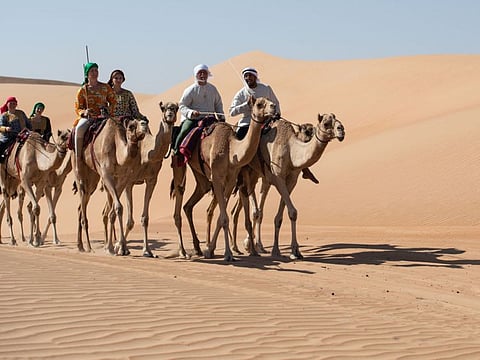 According to HHC, “the annual camel trek is a desert voyage that will give participants a unique experience to live the old ways of the Bedouins".
