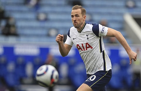 Tottenham striker Harry Kane has been a transfer target for Manchester City all summer.