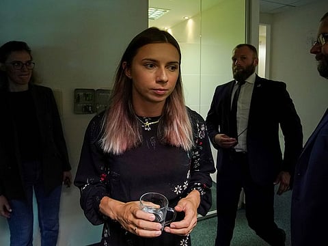 Krystsina Tsimanouskaya is in Warsaw