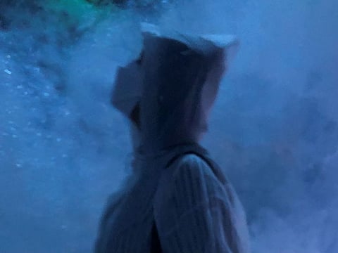 A walk in the 'Massless Clouds' at the Superblue Museum in Miami, Florida, was a surreal experience.