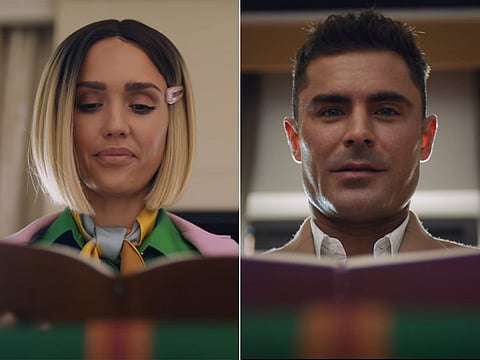 Jessica Alba and Zac Efron in the video for Dubai Tourism