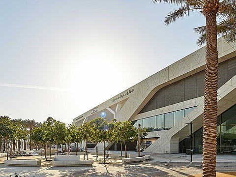 The Dubai Exhibition Centre at the Expo 2020 Dubai site that will host the opening of Abu Dhabi Sustainability Week and the Zayed Sustainability Prize awards ceremony on January 17, 2022.
