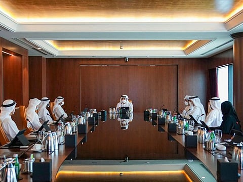 Sheikh Maktoum Bin Mohammad Bin Rashid Al Maktoum, Deputy Ruler of Dubai, chairs meeting of Emirati Human Resources Development Council in Dubai.