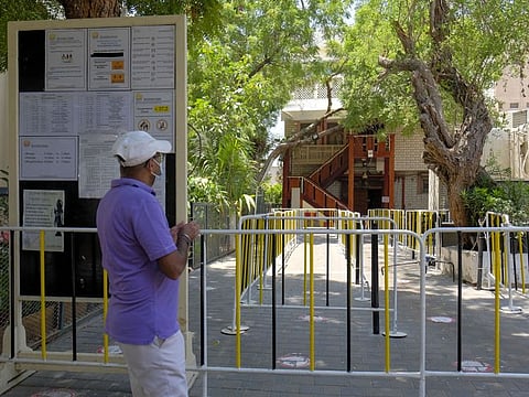 The landmark Shri Krishna Temple in Bur Dubai, Dubai.