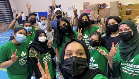 Riva Tulpule and other volunteers who made the campaign a big success