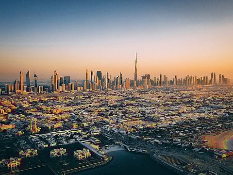 The Dubai skyline. Two road intersections in Dubai will be closed for 48 hours over the weekend to allow maintenance work.