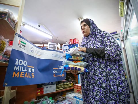 The UAE has distributed around 28 million meals in Palestine as part of its 100 Million Meals campaign, organised by the Mohammed bin Rashid Al Maktoum Global Initiatives (MBRGI).