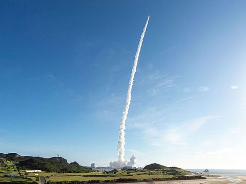 The series follows UAE's Mars orbiter, launched from Tanegashima in Japan last July