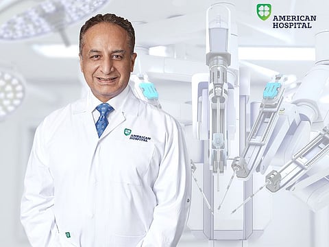 Dr Imran Ul Haq, MD, Consultant General, Bariatric, Robotic and Oncologic Surgeon at the American Hospital Dubai, performed its first robotic-assisted laparoscopic vertical sleeve gastrectomy