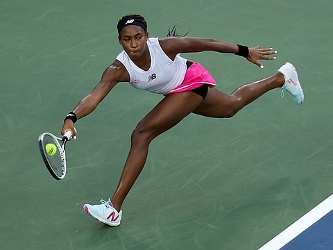 Coco Gauff defeated Su-Wei Hsieh of Taiwan at the Western & Southern Open