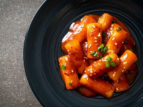 Combined with vegetables and tossed in a lightly glossy, soy-based sauce, tteokbokki was both luxurious and intricate dish.