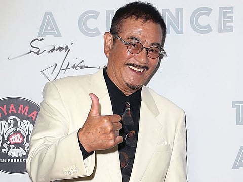 Sonny Chiba, a Japanese martial arts expert and actor who appeared in Quentin Tarantino’s “Kill Bill” has died from COVID-19 complications, his agent said on August 19, 2021.