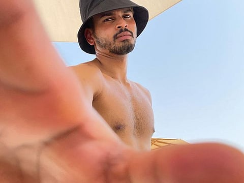 Shreyas Iyer, who had been camping in Dubai ahead of his Delhi Capitals teammates for conditioning on his return from injury, has some downtime at a beachfront hotel.