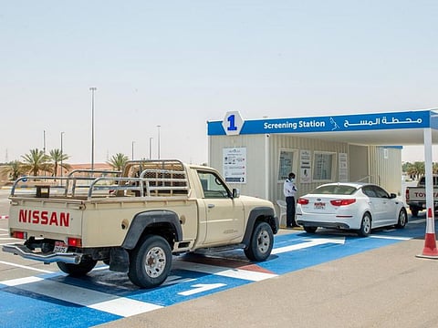 SEHA has opened three new drive-through COVID-19 screening centres in Al Dhafra