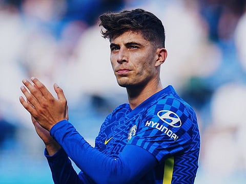 Class act... Kai Havertz has already donated €200,000 to the German Red Cross to help the people affected by the floods and will also auction off 100 pairs of specially-designed football boots as part of his effort to raise funds for the victims.