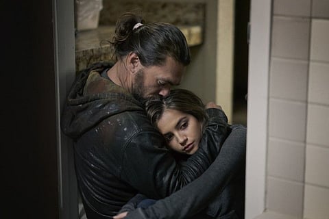 Jason Momoa and Isabela Merced in 'Sweet Girl'
