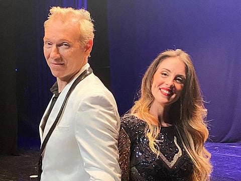 UAE-based artists and singers Wim Hoste and Isabel Canada Luna