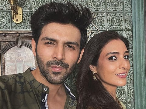 Kartik Aaryan and Tabu