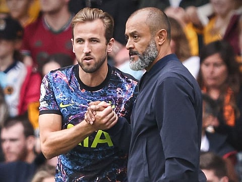 Harry Kane came on in the 72nd minute for his first appearance of the season for Tottenham. He has been linked with a move to Man City all summer.