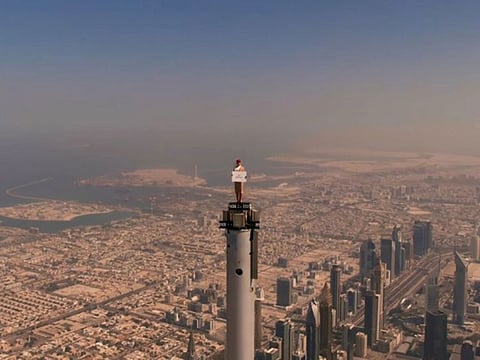 Nicole Smith Ludvik was a picture of poise as she balanced herself in a reduced space of just 1.2 metres at a height of 828 metres on top of Burj Khalifa in the Emirates ad, whose video went viral last fortnight.