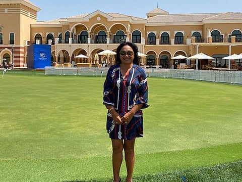 Pia Fleury of Desert Rose Golfing Society