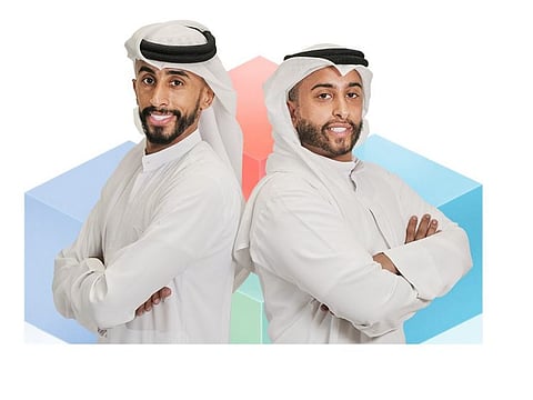 Here are the hosts of the livestream, the famous football player Adel Jamal and his brother Ammar Jamal
