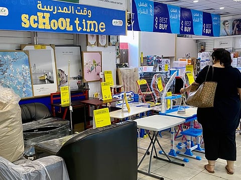 With schools opening soon in Dubai, parents and children take advantage of Back-to-School sales in Dubai. Schools, parents and students must adhere to the latest precautionary measures in view of the pandemic.