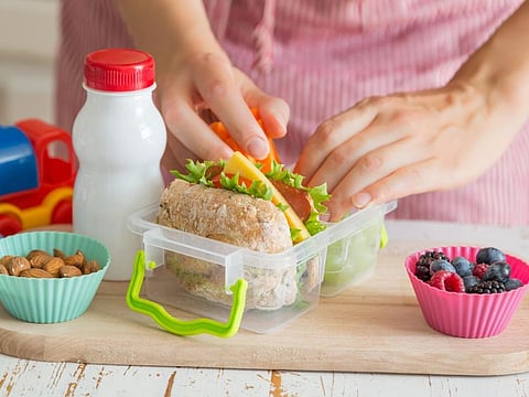 Parents must ensure that each main meal of the school going child has fruits, vegetables, protein, complex carbohydrates and dairy.