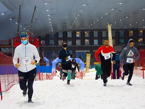 The inugural edition of Dubai Snow Run had attracted participants from 46 countries last year.