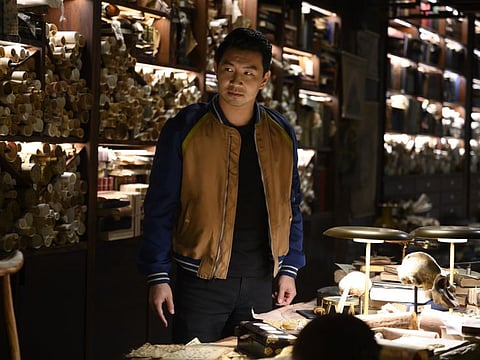 Simu Liu in 'Shang-Chi and The Legend of The Ten Rings'.