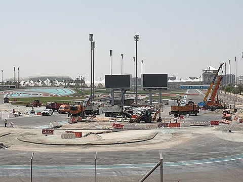 Yas Marina Circuit is undergoing extensive alterations