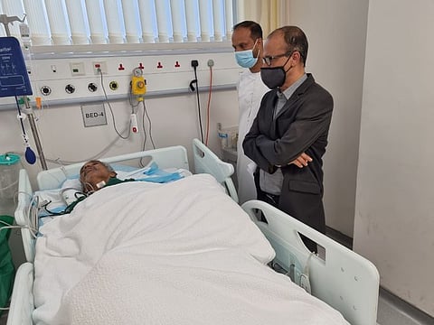 Moideenkutty Cherrukavath, a driver for the last 26 years, was in Aster Hospital, Mankhool, for four months