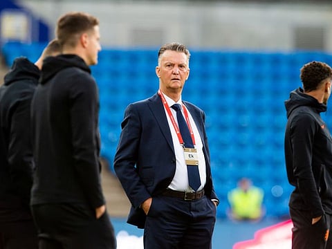 Netherlands coach Louis van Gaal was not pleased with the performance of his team against Norway. The match ended in a 1-1 draw.