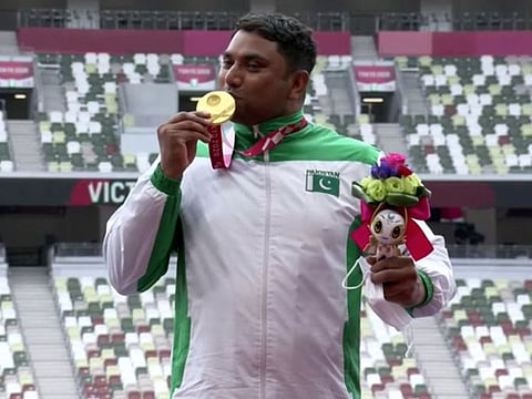 Pakistan's discus thrower Haider Ali walked into record books by becoming their first athlete to win a Paralympics gold.