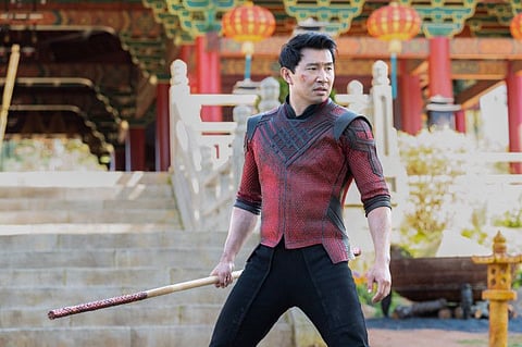 Simu Liu in “Shang-Chi and the Legend of the Ten Rings.”
