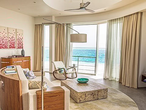 Jumeirah Maldives has 67 beach and over-water villas in one-, two- and three-bedroom configurations.