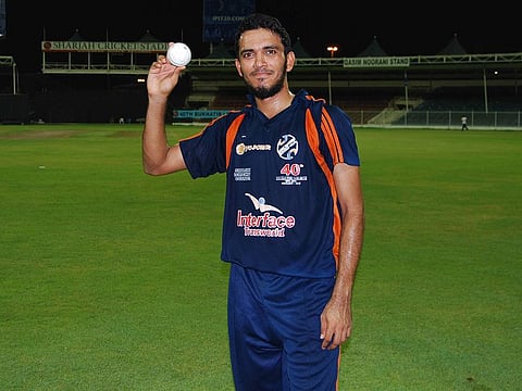 Rizwan took four wickets and scored 43 with the bat to give Sharjah a much-needed three points in the series.