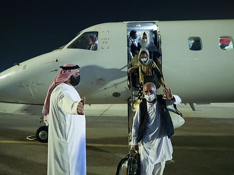 Among the 41 Afghan evacuees who landed in the UAE are members of the Afghan girls’ cycling and robotic teams, as well as human rights activists along with their family members. The evacuees are then scheduled to leave for Canada and their immigration applications will be processed on a priority basis.