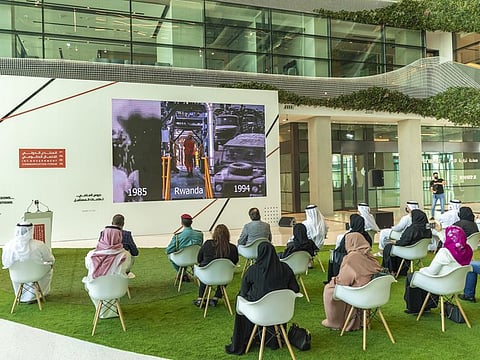 The International Government Communication Forum (IGCF) press conference at the Expo Centre Sharjah on Monday