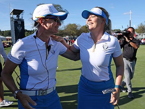 Double Solheim Cup winning captain Catriona Matthew has praised Dubai and the Emirates Golf Federation on their efforts to promote female golf.