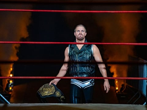 Stephen Amell in 'Heels'.