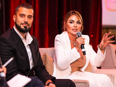 Julia and Daniel Tanner have a speak about digitalisation in Ritossa family 14th Global Investment Summit in Dubai