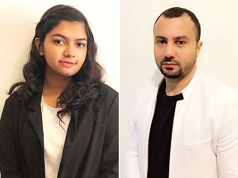 Riadh Zammali (right) and Lamya Butt: In the top 50