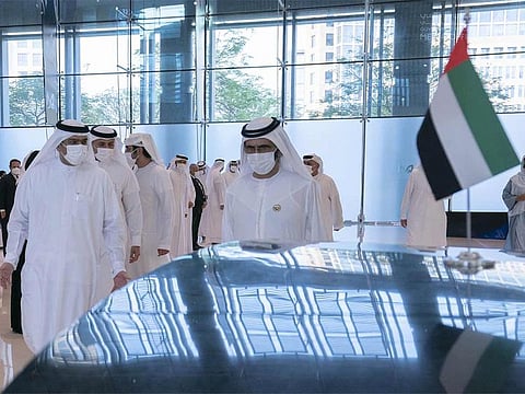 During the meeting, Sheikh Mohammed was briefed about the preparations for Expo 2020 Dubai, which will open its doors to visitors on 1 October 2021